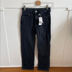 Mango Women's Dark Straight Jeans